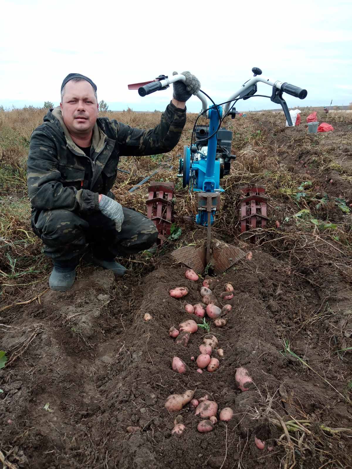 Картофелекопалка своими руками для Т 25